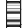 Mexen Mars seitlicher Badezimmerheizkörper 900 x 500 mm, 370 W, schwarz - W110-0900-500-00-70-S