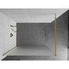 Mexen Kioto Walk-In-Duschwand 100 x 200 cm, Milchglas 8 mm, Gold - 800-100-101-50-30