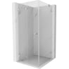Mexen Lunar-F Duschkabine faltbar links 80 x 80 cm, transparent, Chrom - 836-080-080-01-00-L