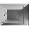 Mexen Kioto Duschwand Walk-in 110 x 200 cm, Frost 8 mm, Roségold - 800-110-101-60-30
