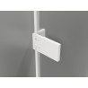 Mexen Lunar-F Duschkabine klappbar links 95 x 80 cm, transparent, weiß - 836-095-080-20-00-L
