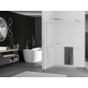 Mexen Kioto+ Duschwand mit Regal Walk-in 70 x 200 cm, mattiert, Chrom - 800-070-121-01-30