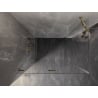 Mexen Lunar-F Faltbare Duschkabine links 95 x 90 cm, transparent, gold - 836-095-090-50-00-L