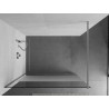 Mexen Kioto Duschwand Walk-in 110 x 200 cm, transparent/satiniert 8 mm, Chrom - 800-110-101-01-35