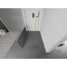Mexen Kioto Duschwand Walk-in 90 x 200 cm, transparent/matt 8 mm, gold - 800-090-101-50-35