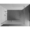 Mexen Kioto+ Duschwand mit Regal Walk-in 90 x 200 cm, Frost, Chrom - 800-090-121-01-30