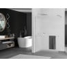 Mexen Kioto+ Duschwand mit Ablage Walk-in 120 x 200 cm, matt, chrom - 800-120-121-01-30