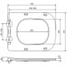 Mexen Slim-Absenkautomatik WC-Sitz, Duroplast, weiß glänzend - 39120100