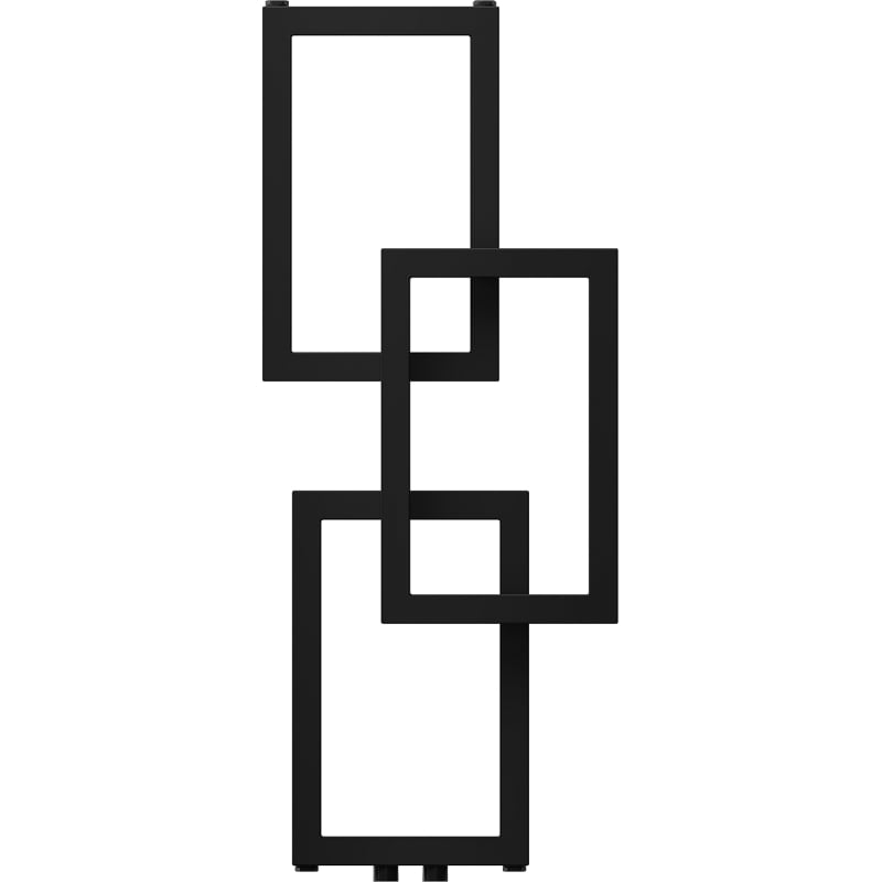 Mexen Grid dekorativer Badezimmerheizkörper 870 x 360 mm, 209 W, schwarz - W215-0870-360-00-70