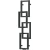 Mexen Grid dekorativer Badezimmerheizkörper 1115 x 360 mm, 279 W, Anthrazit - W215-1115-360-00-66