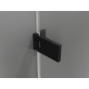 Mexen Lunar-F faltbare Duschkabine links 90 x 80 cm, transparent, schwarz - 836-090-080-70-00-L