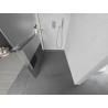 Mexen Kioto+ Duschwand mit Regal Walk-in 100 x 200 cm, transparent/mattiert, Chrom - 800-100-121-01-35