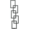Mexen Grid dekorativer Badheizkörper 1360 x 390 mm, 349 W, Anthrazit - W215-1360-390-00-66