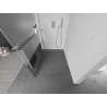 Mexen Kioto+ Duschwand mit Ablage Walk-in 120 x 200 cm, transparent/matt, chrom - 800-120-121-01-35
