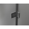 Mexen Lunar-F Falt-Duschkabine links 95 x 90 cm, transparent, Gun Metal - 836-095-090-95-00-L