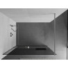 Mexen Kioto+ Duschwand mit Ablage Walk-in 110 x 200 cm, Graphit, Chrom - 800-110-121-01-40