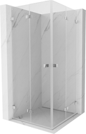 Mexen Lunar-F Duo faltbare Duschkabine 95 x 95 cm, transparent, Chrom - 836-095L-095P-01-00