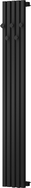 Mexen Flux dekorativer Badezimmerheizkörper 1500 x 240 mm, 450 W, schwarz - W127-1500-240-00-70