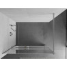 Mexen Kioto+ Duschwand mit Ablage Walk-in 120 x 200 cm, Spiegel, Chrom - 800-120-121-01-50