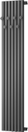 Mexen Flux dekorativer Badezimmerheizkörper 1500 x 340 mm, 630 W, Anthrazit - W127-1500-360-00-66