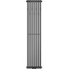 Mexen Flux dekorativer Badezimmerheizkörper 1500 x 340 mm, 630 W, Anthrazit - W127-1500-360-00-66
