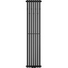 Mexen Flux Dekorativer Badezimmerheizkörper 1500 x 340 mm, 630 W, schwarz - W127-1500-340-00-70
