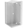 Mexen Lunar-F Duschkabine klappbar rechts 80 x 80 cm, transparent, weiß - 836-080-080-20-00-P