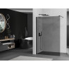 Mexen Kioto Duschwand Walk-in 110 x 200 cm, Graphit 8 mm, Schwarz - 800-110-101-70-40