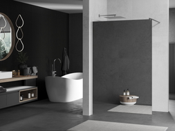 Mexen Kioto Duschwand Walk-in 70 x 200 cm, Spiegel 8 mm, Chrom - 800-070-101-01-50