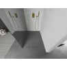 Mexen Kioto Duschwand Walk-in 80 x 200 cm, Spiegel 8 mm, Gold - 800-080-101-50-50
