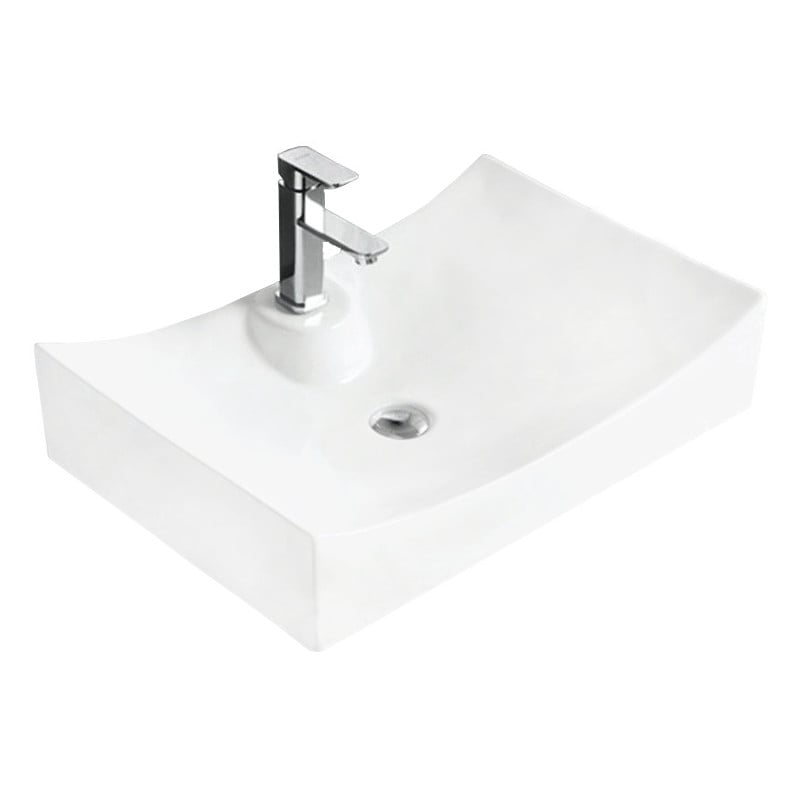 Mexen Gaja Waschbecken auf der Arbeitsplatte 66 x 45 cm, weiß - 21726600