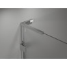 Mexen Lunar-F L klappbare Duschkabine links 95 x 80 cm, transparent, Chrom - 836L-095-080-01-00-L