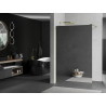 Mexen Kioto Duschwand Walk-in 120 x 200 cm, Spiegel 8 mm, Gold - 800-120-101-50-50