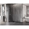 Mexen Lunar-F L Falt-Duschkabine links 100 x 100 cm, transparent, Chrom - 836L-100-100-01-00-L