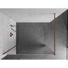 Mexen Kioto Duschrückwand Walk-In 80 x 200 cm, Spiegel 8 mm, Roségold - 800-080-101-60-50