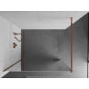 Mexen Kioto Duschwand Walk-in 90 x 200 cm, Spiegel 8 mm, Roségold - 800-090-101-60-50