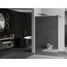 Mexen Kioto Duschwand Walk-in 70 x 200 cm, Spiegel 8 mm, Schwarz - 800-070-101-70-50