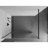 Mexen Kioto Duschwand Walk-in 90 x 200 cm, Spiegel 8 mm, schwarz - 800-090-101-70-50