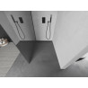 Mexen Kioto Duschwand Walk-in 90 x 200 cm, Spiegel 8 mm, schwarz - 800-090-101-70-50