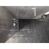 Mexen Lunar-F L faltbare Duschkabine links 80 x 80 cm, transparent, weiß - 836L-080-080-20-00-L