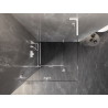 Mexen Lunar-F L Faltbare Duschkabine links 100 x 100 cm, transparent, weiß - 836L-100-100-20-00-L