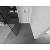 Mexen Kioto Duschwand Walk-in 120 x 200 cm, schwarzer Rahmen 8 mm, Chrom - 800-120-101-01-70