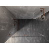 Mexen Lunar-F L faltbare Duschkabine links 95 x 90 cm, transparent, gebürstetes Kupfer - 836L-095-090-65-00-L