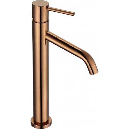Mexen Rumba hoher Waschtischarmatur, Roségold - 73510-60