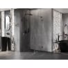 Mexen Lunar-F L Duschkabine klappbar links 80 x 80 cm, transparent, gun gray gebürstet - 836L-080-080-66-00-L