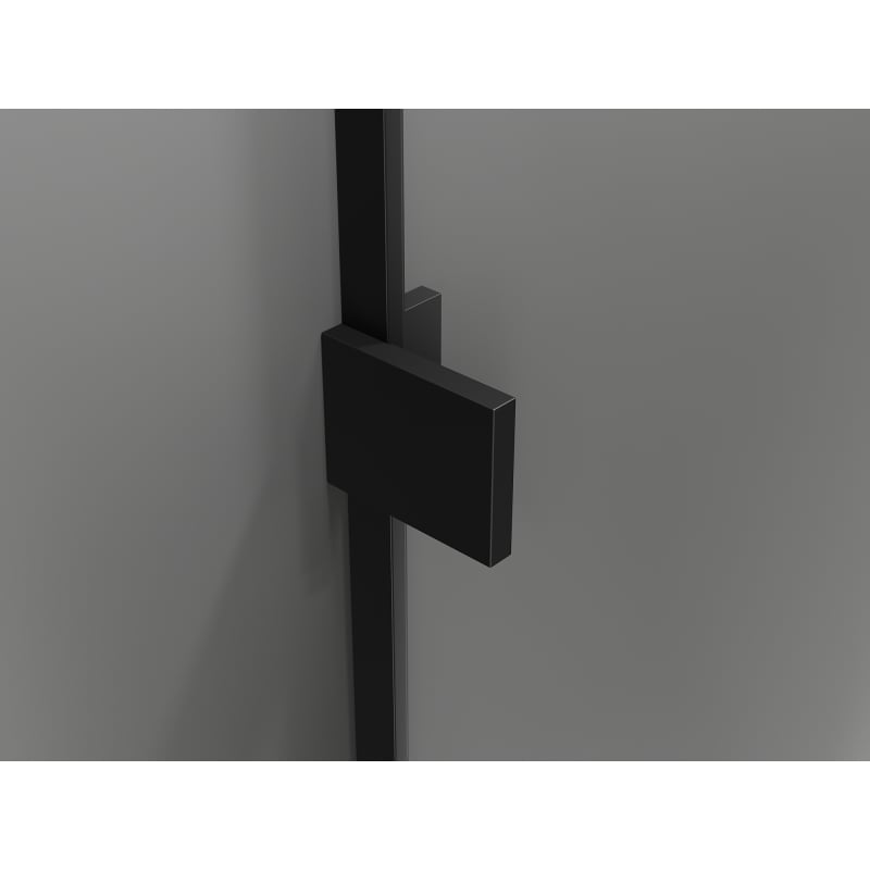 Mexen Lunar-F L Klapp-Duschkabine links 80 x 80 cm, transparent, schwarz - 836L-080-080-70-00-L