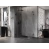Mexen Lunar-F L faltbare Duschkabine links 85 x 80 cm, transparent, schwarz - 836L-085-080-70-00-L