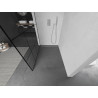 Mexen Kioto Duschwand Walk-in 140 x 200 cm, schwarzes Raster 8 mm, Chrom - 800-140-101-01-77