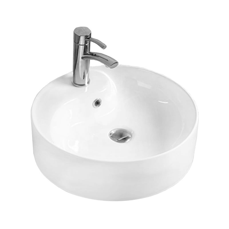 Mexen Lila Aufsatzwaschbecken 46 x 46 cm, weiß - 21824600