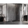 Mexen Lunar-F Faltdusche rechts 100 x 90 cm, transparent, gebürstetes Kupfer- 836-100-090-65-00-P